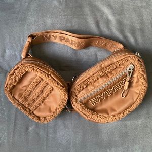 Ivy Park x adidas brown fleece belt bag